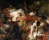 Eugene Delacroix - The Death of Sardanapalus painting
